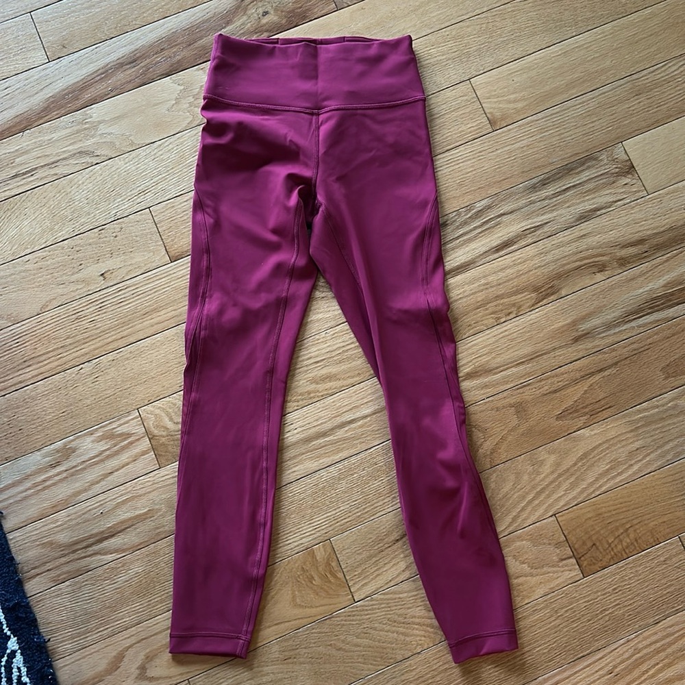 Lulu Lemon leggings, brand new- never worn, purple/ plum color